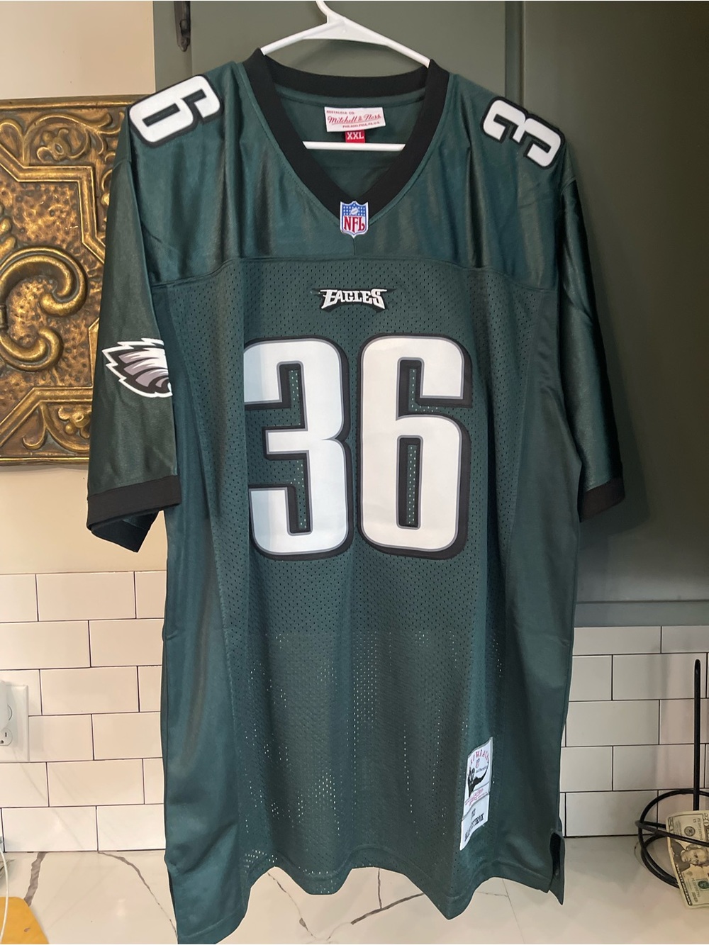 Men’s Vintage Brian Westbrook Eagles Jersey Size 2x.